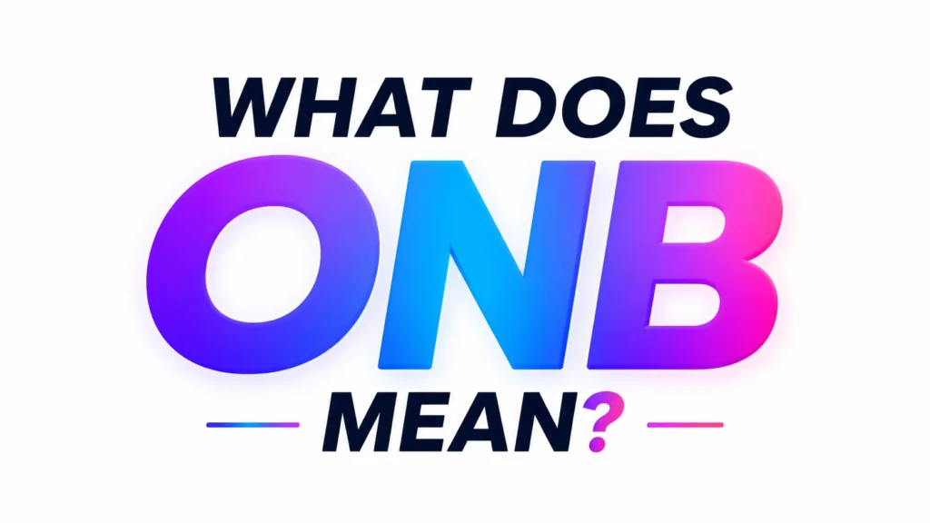 what-does-onb-mean