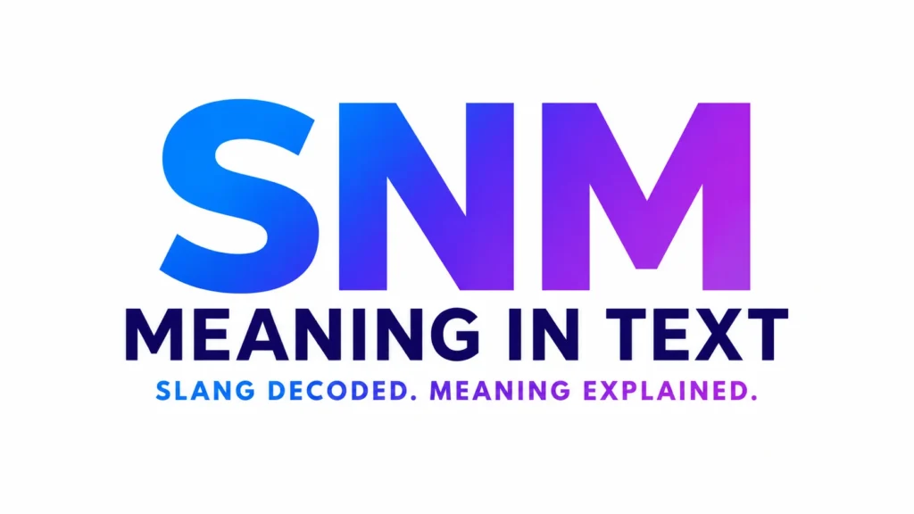 snm-meaning-in-text