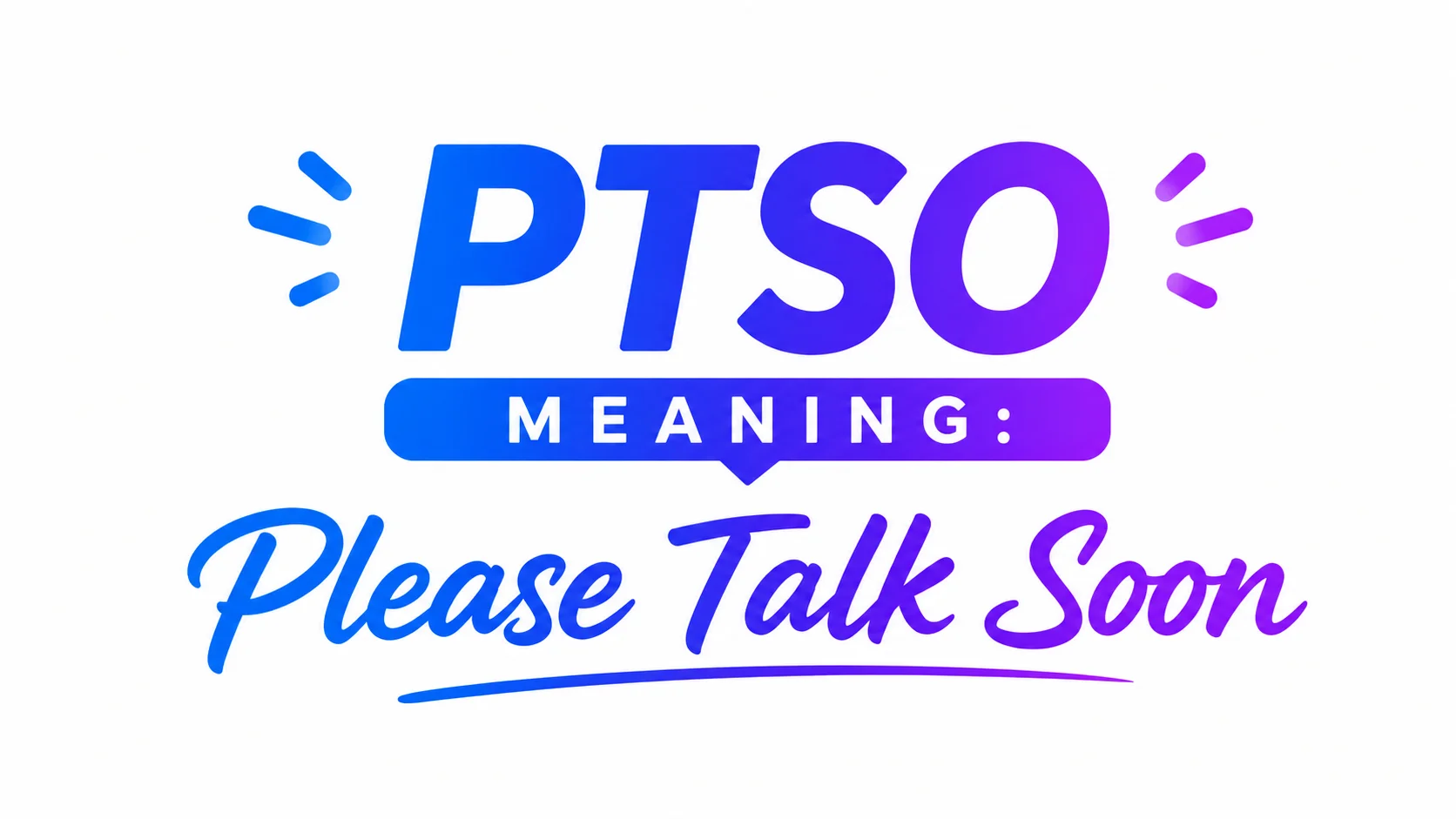 ptso meaning