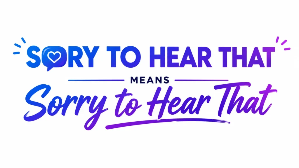 sorry-to-hear-that-meaning