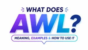 what-does-awl-mean