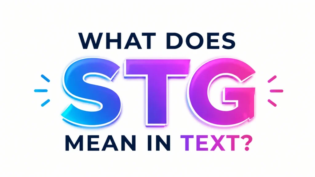 what-does-stg-mean-in-text
